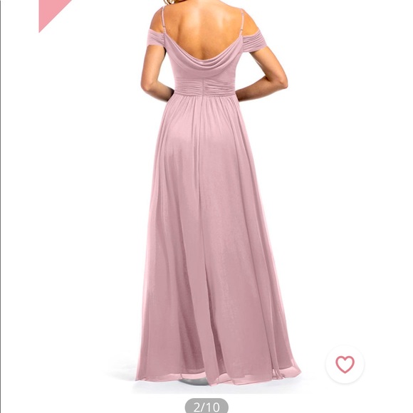 Azazie Aja dress in dusty rose size A0 - Picture 2 of 3